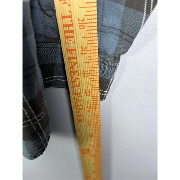 LL Bean Flannel Shirt Traditional Fit Mens Medium Plaid Button Down LOT OF 2 - Picture 14 of 15